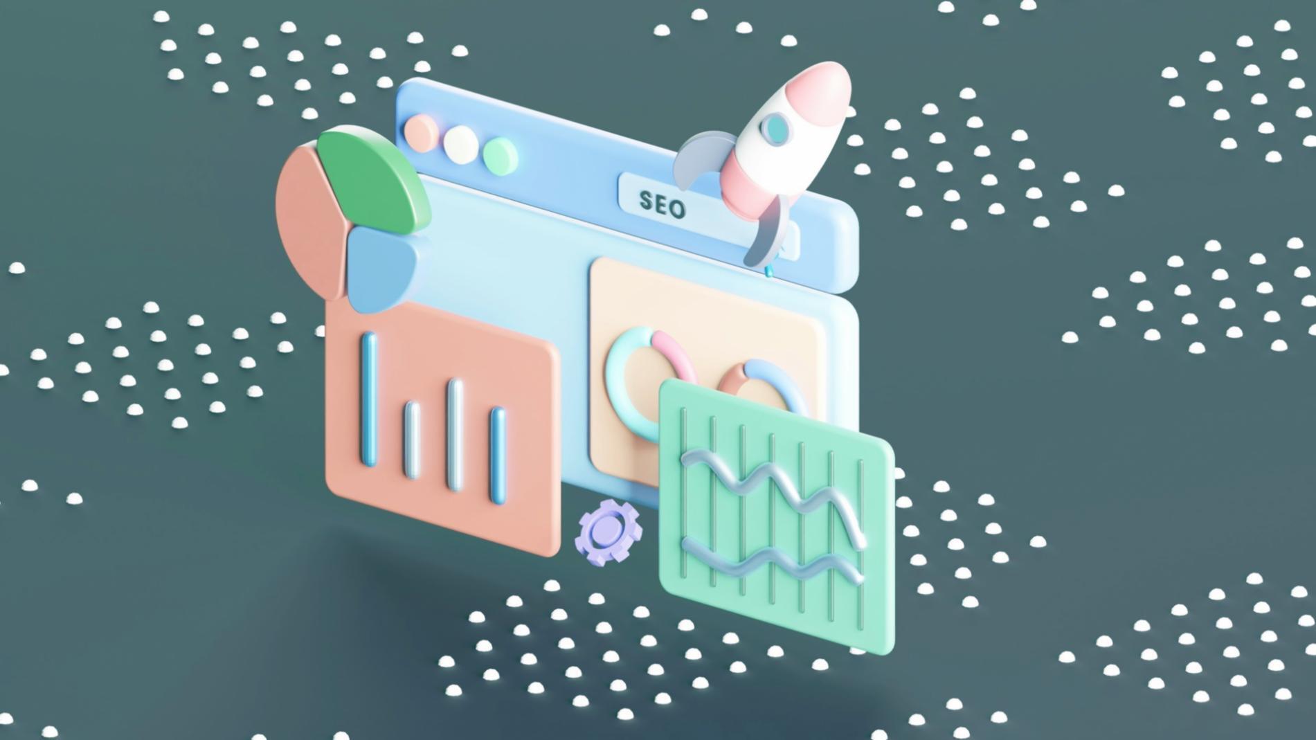 Kursübersicht mit verschiedenen SEO-Modulen und Fortschrittsanzeige